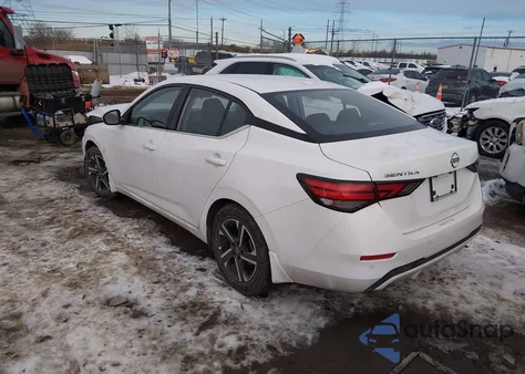 2025 Nissan Sentra Sv from USA, damaged, VIN 3N1AB8CV1SY400021